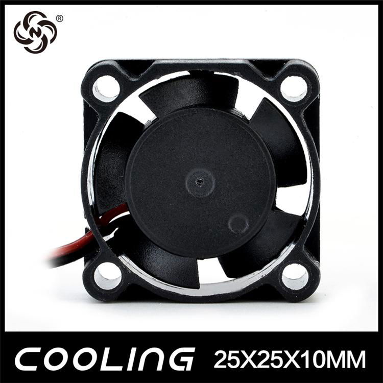 Cool Ning 2510 DC cooling fan fan fan fan for car charger fan 3.7 V5V large air  2