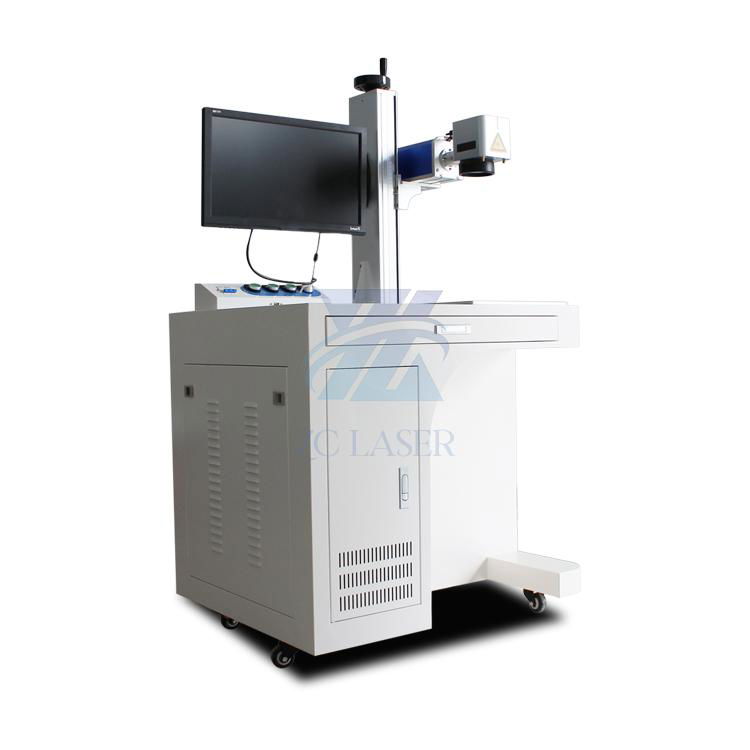 30W Desktop Fiber Laser Marking Machine With Computer