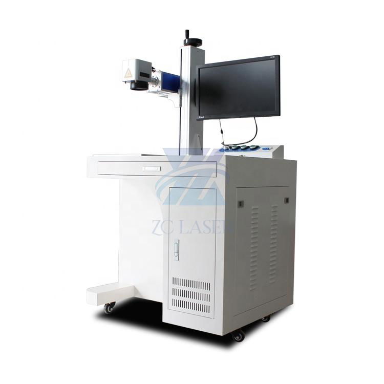 30W Desktop Fiber Laser Marking Machine With Computer 3