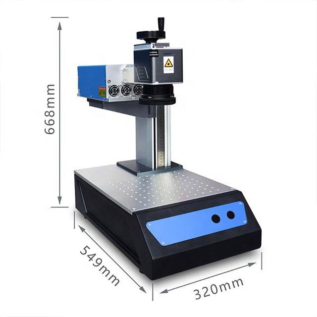 3W 5W UV Laser Marking Machine For Plastic Metal Glasses Bottle 2