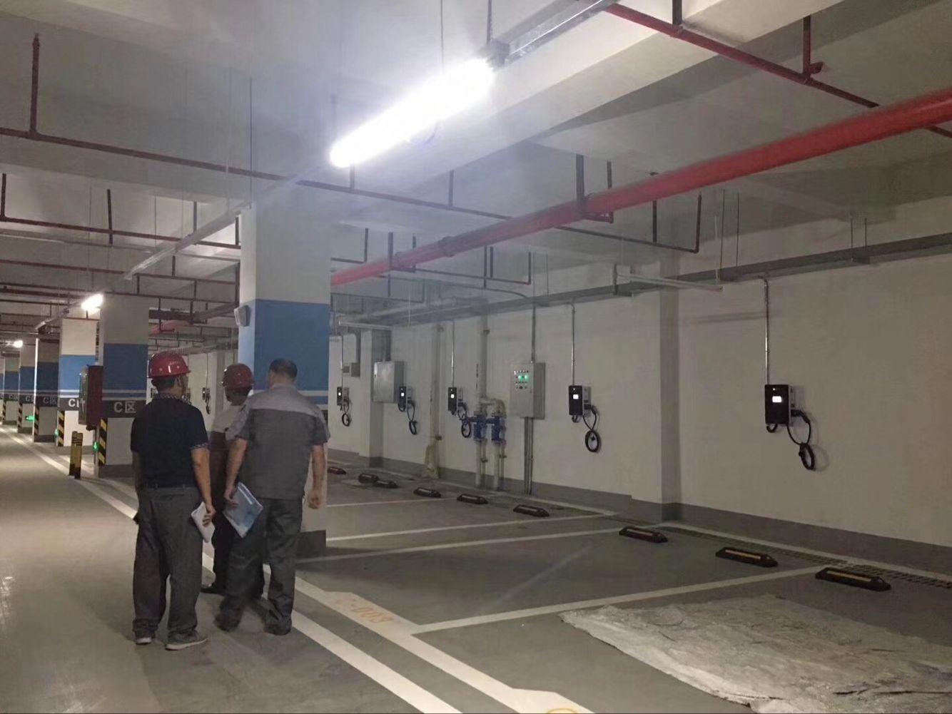醫院酒店電動汽車充電站安裝 5