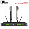 UT-43 True Diversity Dual Channel Wireless Microphone System 1