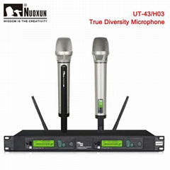 UT-43 True Diversity Dual Channel Wireless Microphone System