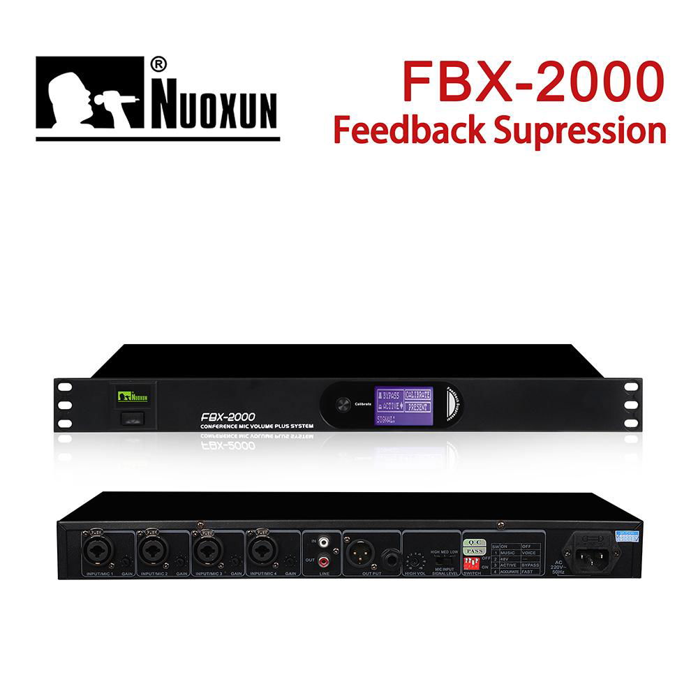 FBX-2000 4 channel feedback suppressor system