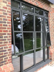 Aluminium frame top hung window