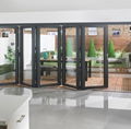 aluminium frame glass bi-folding door