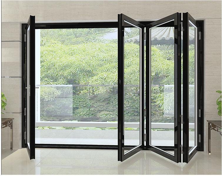 aluminium frame glass bi-folding door 2