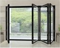 aluminium frame glass bi-folding door