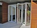 aluminium frame glass bi-folding door price 2