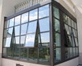 Aluminium casement glass window
