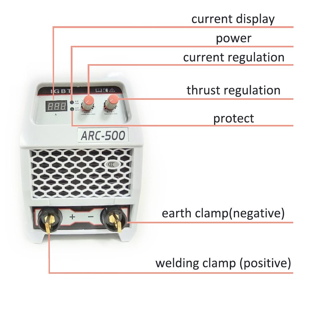 ARC/ZX7-500 arc WELDERS is Manual Metal Arc Welders that Suitable for steel 5