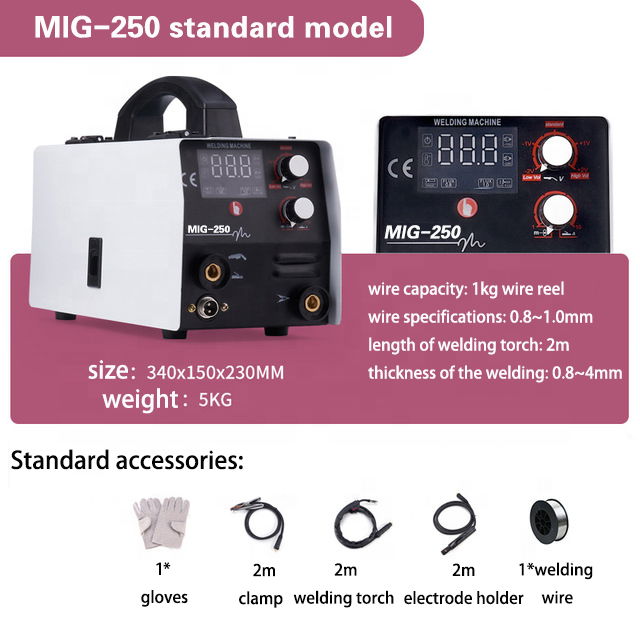 MIG 250 Welding Machine NBC 250 IGBT CO2 380V MIG MAG igbt arc Welders 2