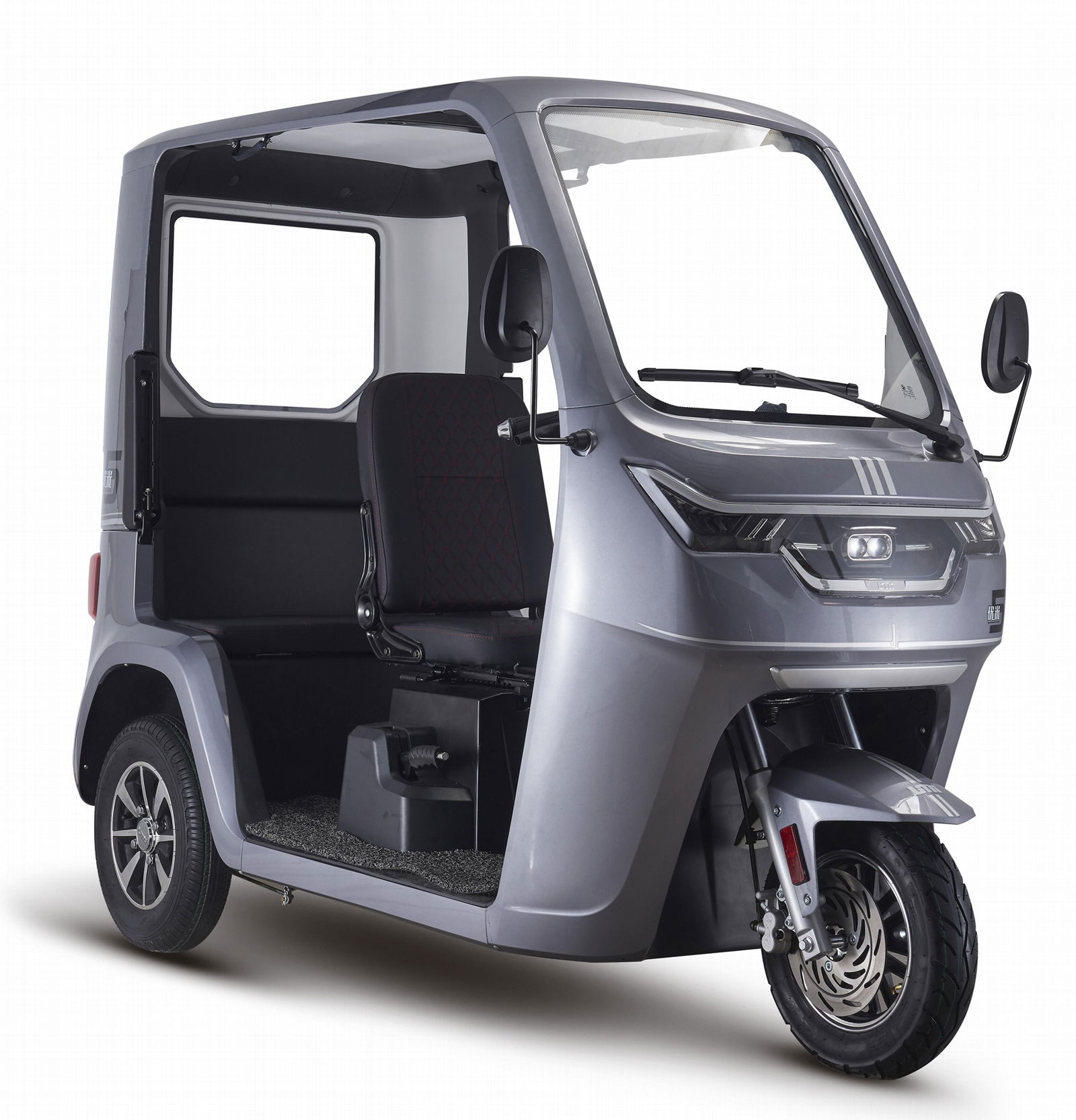 2022 EEC Approval Tuk Tuk New Half Open Electric Tricycle 