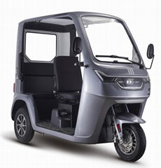 2022 EEC Approval Tuk Tuk New Half Open Electric Tricycle