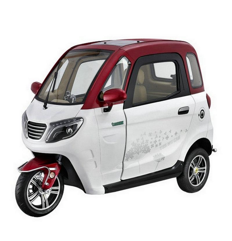 Adult Electric Tricycle Three Wheel Enclosed Cabin Trike For Passenger