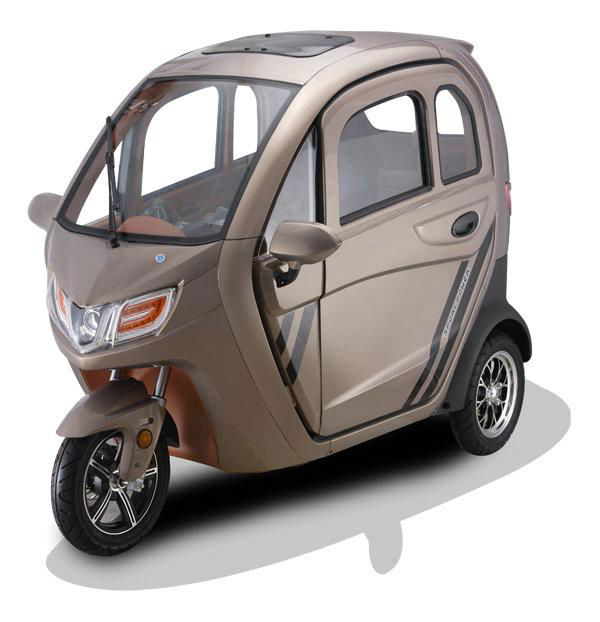 2022 New design electric Passager Tricycle Enclosed Type electric trike 3