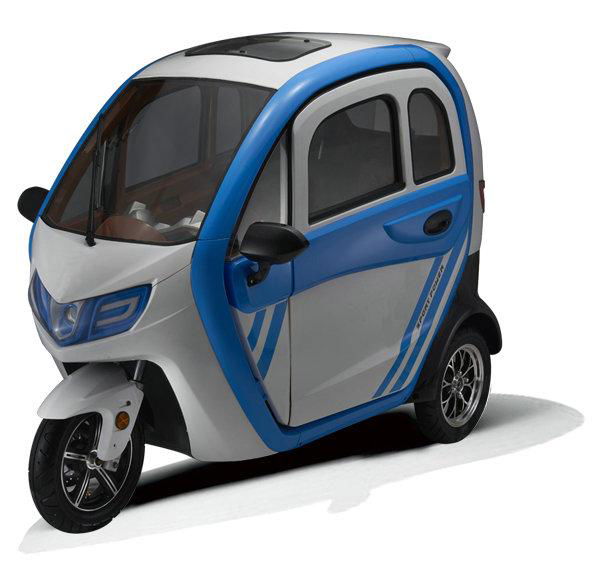 2022 New design electric Passager Tricycle Enclosed Type electric trike 4