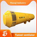 axial flow fan tunnel blower exhaust draught mine ventilation draught long air