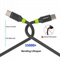 60W Extension Cable PD Cable 5M USB C To USB C 10M Type C PD Fast Charging Cord  2