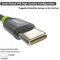 60W Extension Cable PD Cable 5M USB C To USB C 10M Type C PD Fast Charging Cord  3