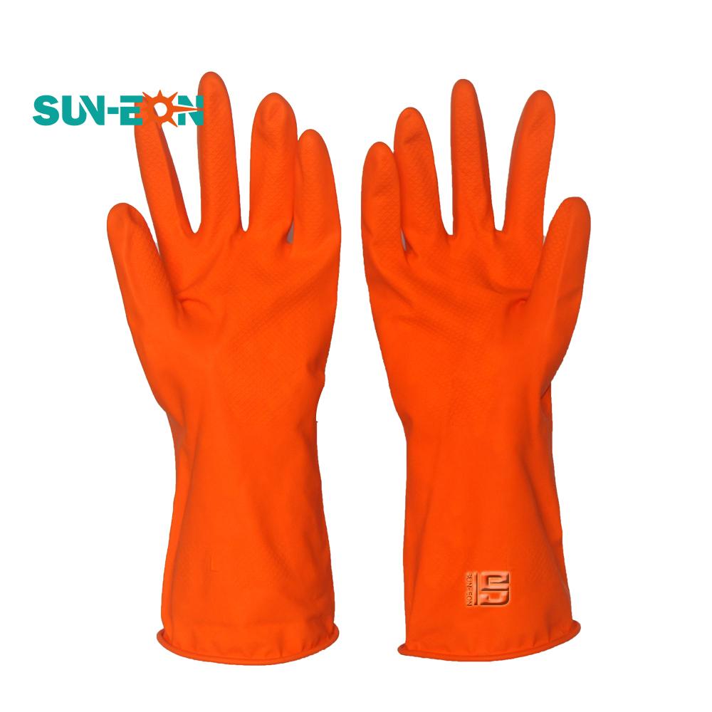 Latex Household Dishwashing Gloves 3