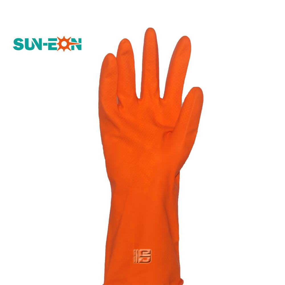 Latex Household Dishwashing Gloves 5