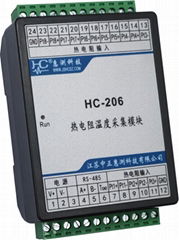 HC-206  熱電阻溫度採集模塊