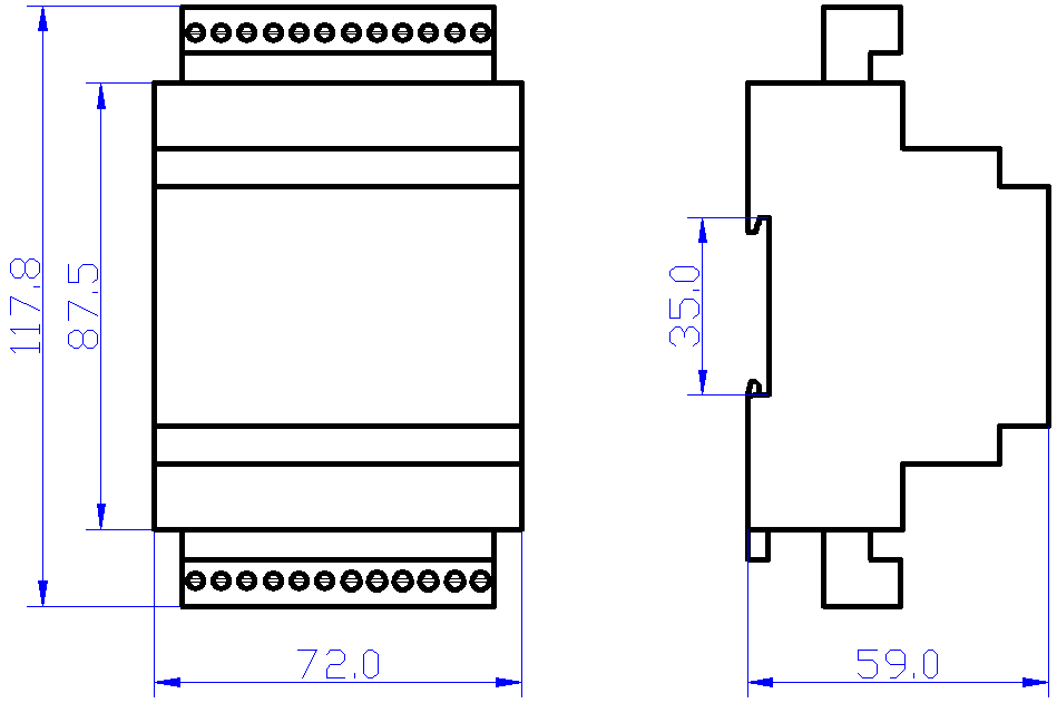 HC-1Z3三相智能电量变送器 2