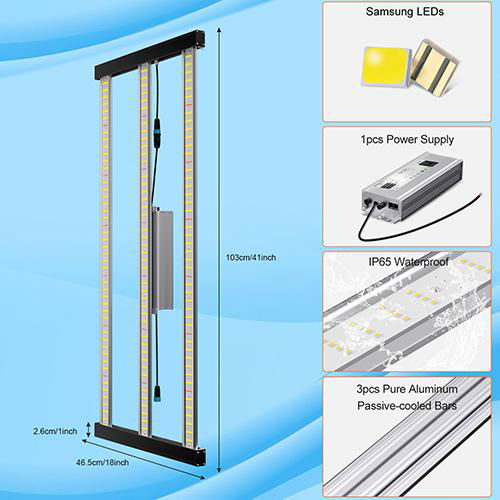 Hight Quality LM218B 240W Indoor Light Full Spectrum Dimmable LED Grow Lights  2