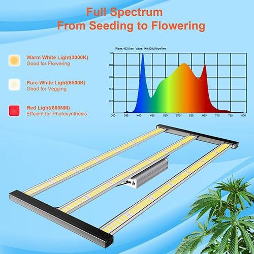 Hight Quality LM218B 240W Indoor Light Full Spectrum Dimmable LED Grow Lights  4