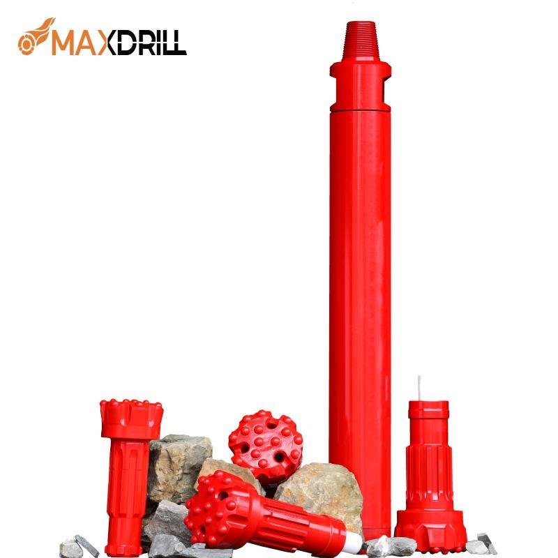 Maxdrill QL60 潛孔衝擊鑽具用於爆破、鑽井