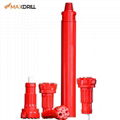 Maxdrill QL60 DTH hammer drilling tools for blasting&water well 2