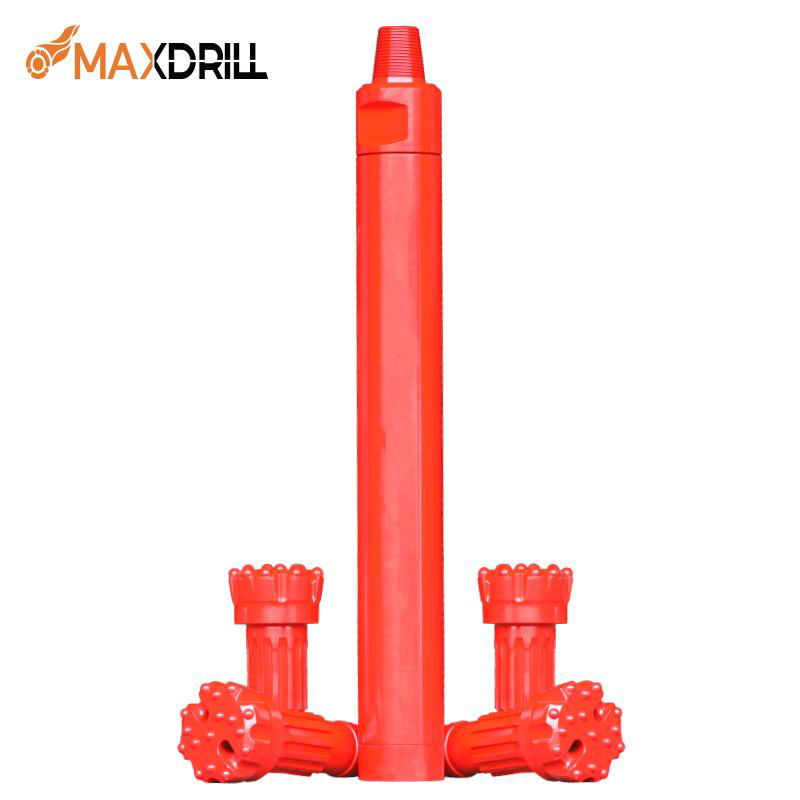 Maxdrill QL60 DTH hammer drilling tools for blasting&water well 3