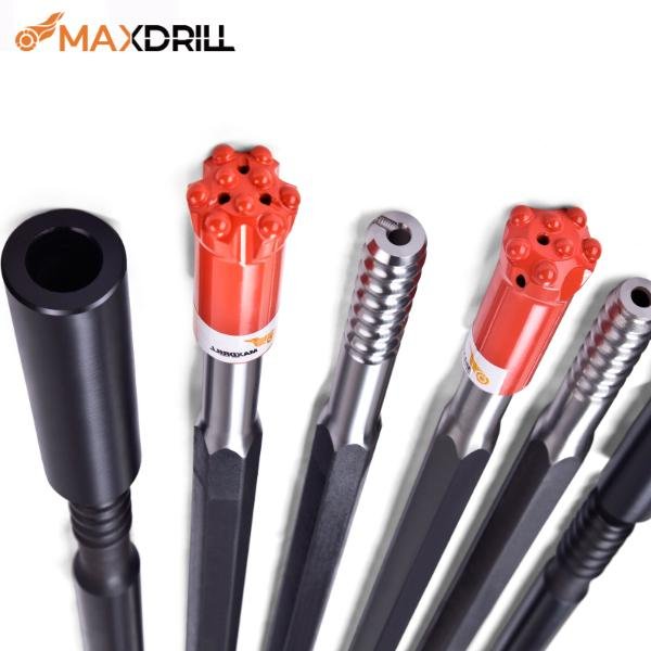Maxdrill MFT45/T45 thread rods shank rods 45 rods for mining 4