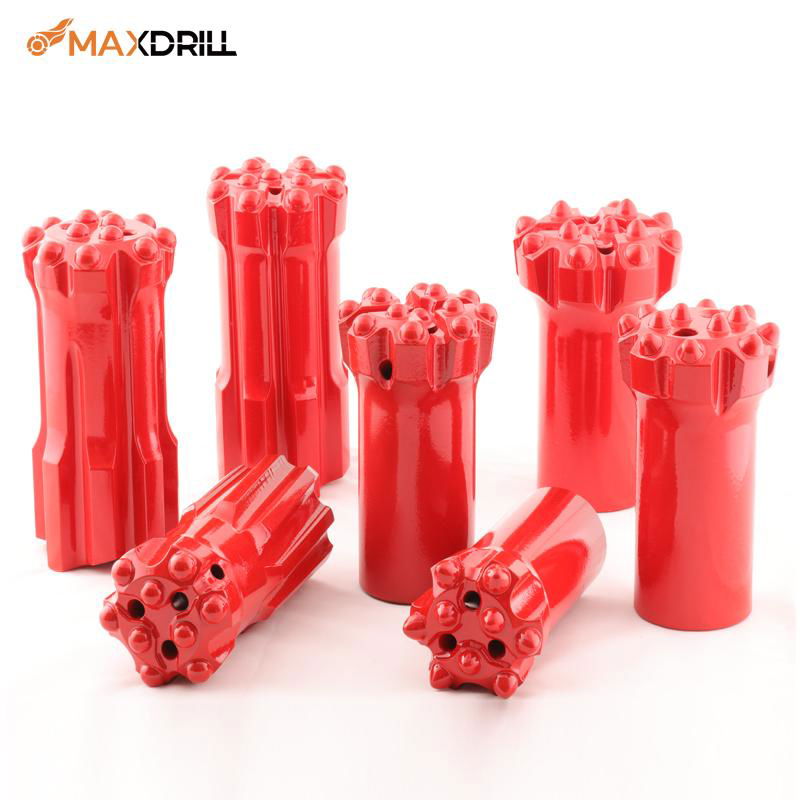 Maxdrill GT60 thread button bits for bench&long hole drilling