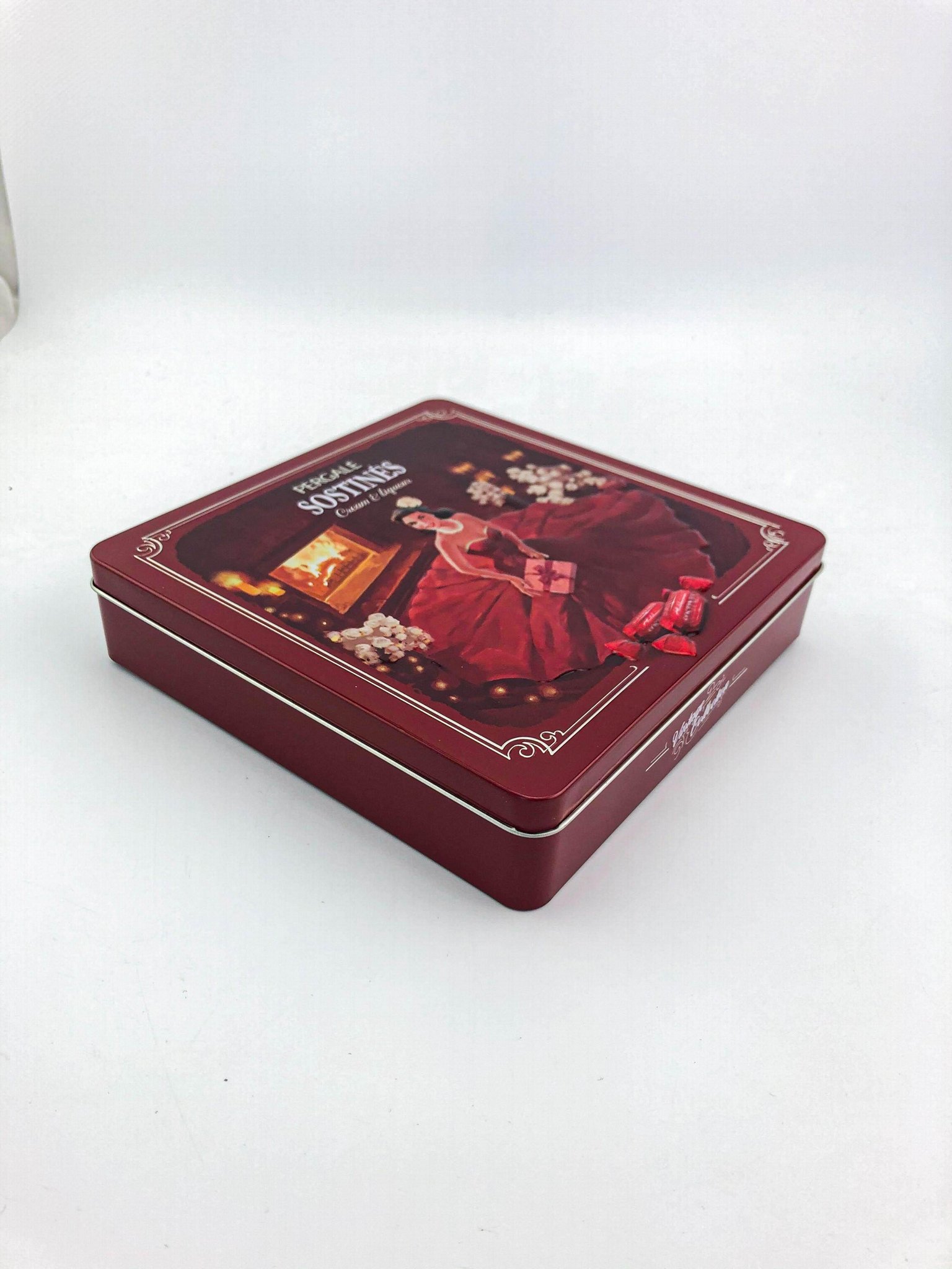 High quality square candy and cookie tin box 2