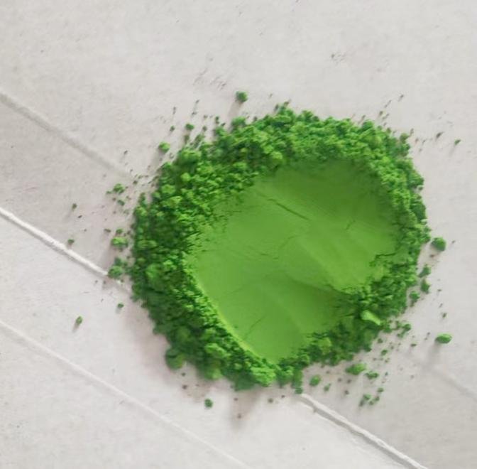 匯祥顏料美朮綠017鉛鉻綠瀝青色粉油漆油墨果綠色塑料等的着色 5