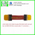 UL1354 36# Red Coaxial cable, SGC CABLE,LVDS CABLE,EDP CABLE,ROUND CABLE