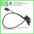 lvds cable,JAE FI-RE51CL to JAE FI-X30HL and JST PHR-5P, UL10064 cable 1