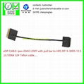 LVDS CABLE,IPEX 20453-030T to HRS DF13-30DS-1.25,UL10064 CABLE 2