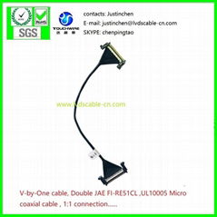 LVDS CABLE,SGC CABLE, V-BY-ONE JAE FI-RE51CL 