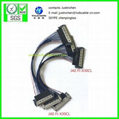 LVDS CABLE,SGC CABLE,Double JAE FI-X30CL,UL10005 40# coaxial cable.....