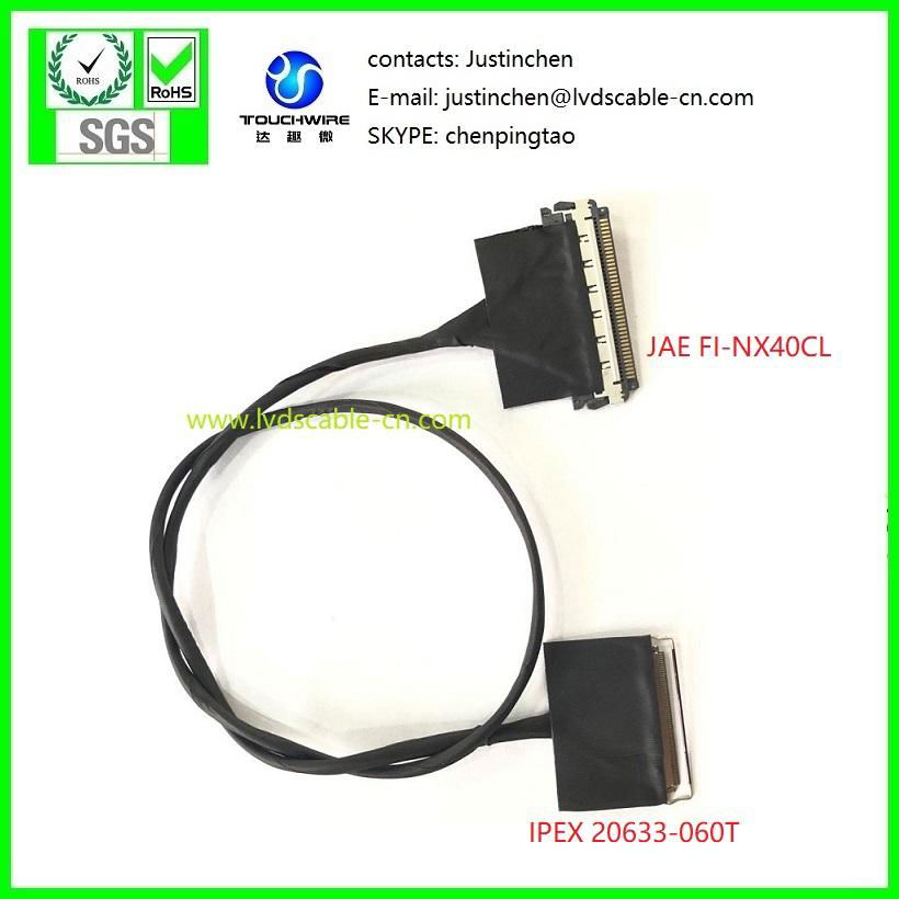 LVDS CABLE, SGC CABLE, IPEX 20633-060T to FI-NX40CL