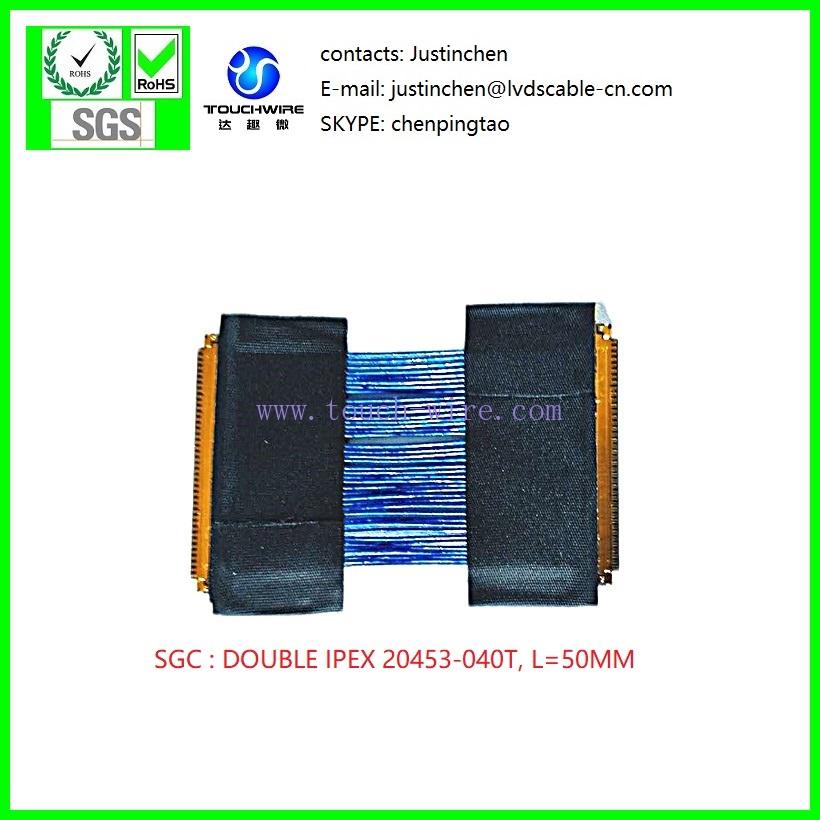 UL1354 40# Coaxial cable, SGC CABLE,LVDS CABLE,IPEX 20453-240T