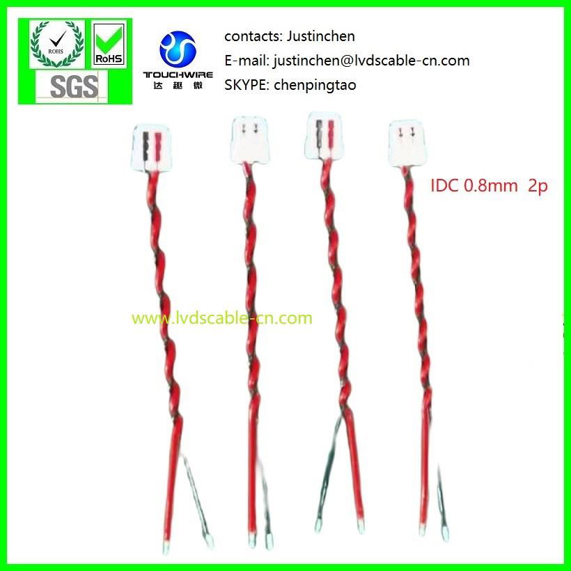 B/L backlight cable ,JST SUR Series,SM02B-SURS, SM08B-SURS,0.031