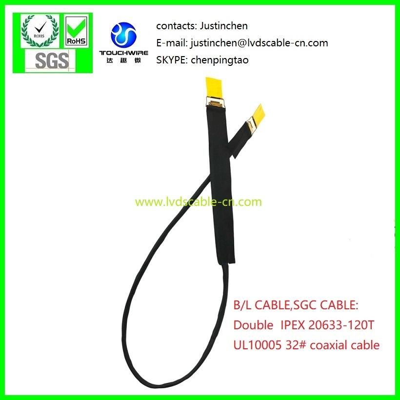 SGC Kable, IPEX 20633-212T, UL1354 36# Micro coaxial 2