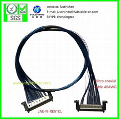 UL10005 36#極細同軸線，LVDS CABLE,SGC CABLE,JAE FI-RE51CL