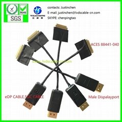 eDP cable, ACES 88441-040,极细同轴线