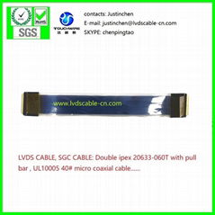 LVDS CABLE, SGC CABLE, IPEX 20