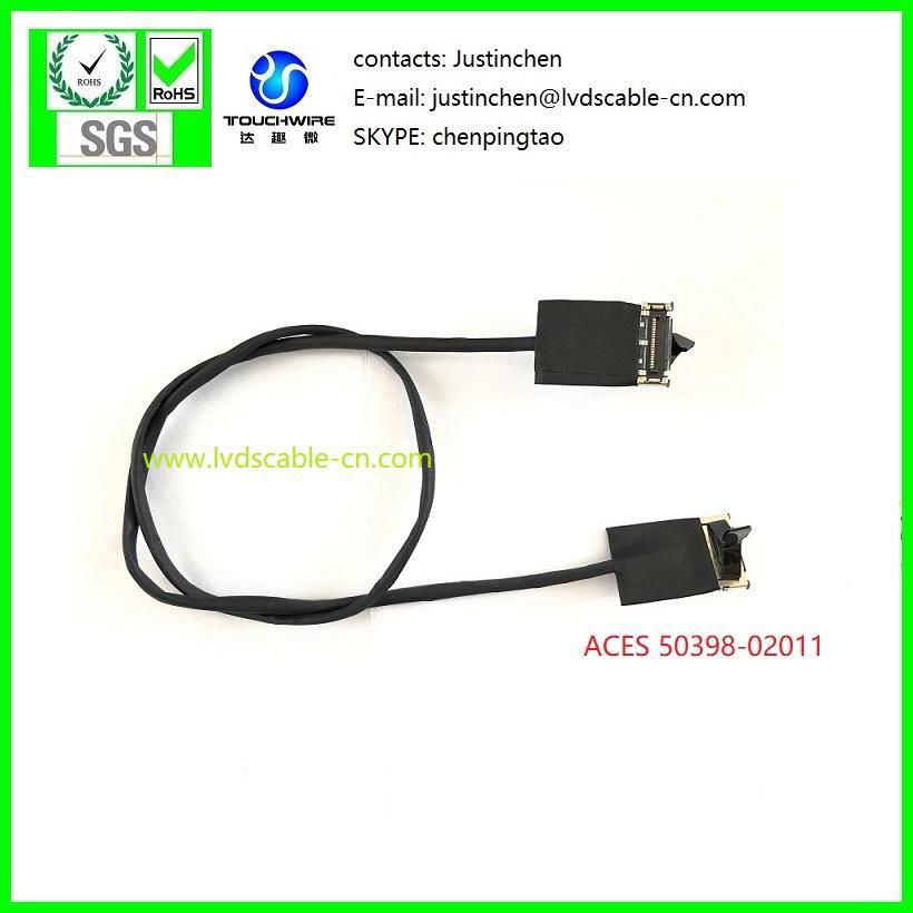 UL10005 40#極細同軸線，LVDS CABLE,SGC CABLE,ACES 50398-20P